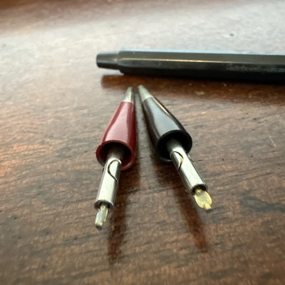 VINTAGE Autopoint Double Dual Ended MECHANICAL PENCIL Red/Black *Not Working*